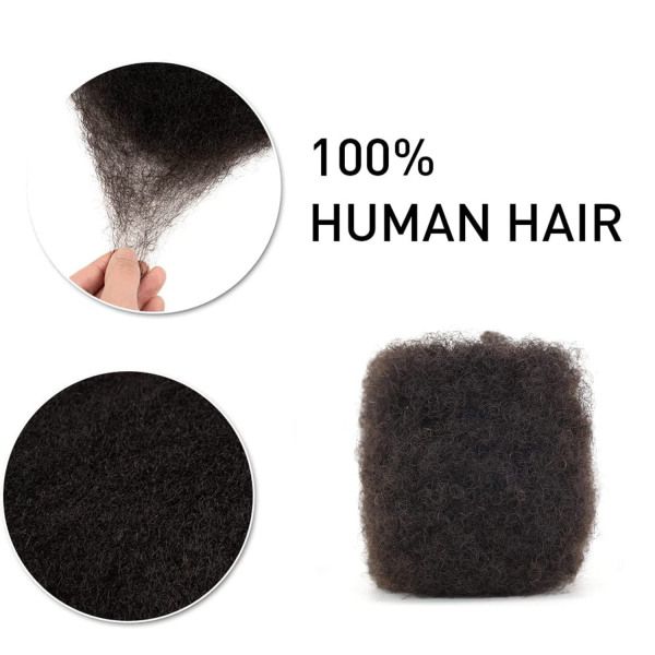12 Inch Premium Afro Kinky Bulk human natural Hair for Dreadlock Extensions 30g 50g  Wig Accessories