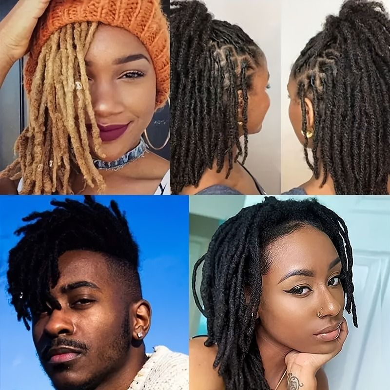 12 Inch Premium Afro Kinky Bulk human natural Hair for Dreadlock Extensions 30g 50g  Wig Accessories