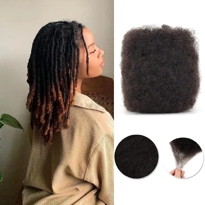 14 inch AFRO KINKY BULK Human Hair Extension Black Color 30g Net Weight