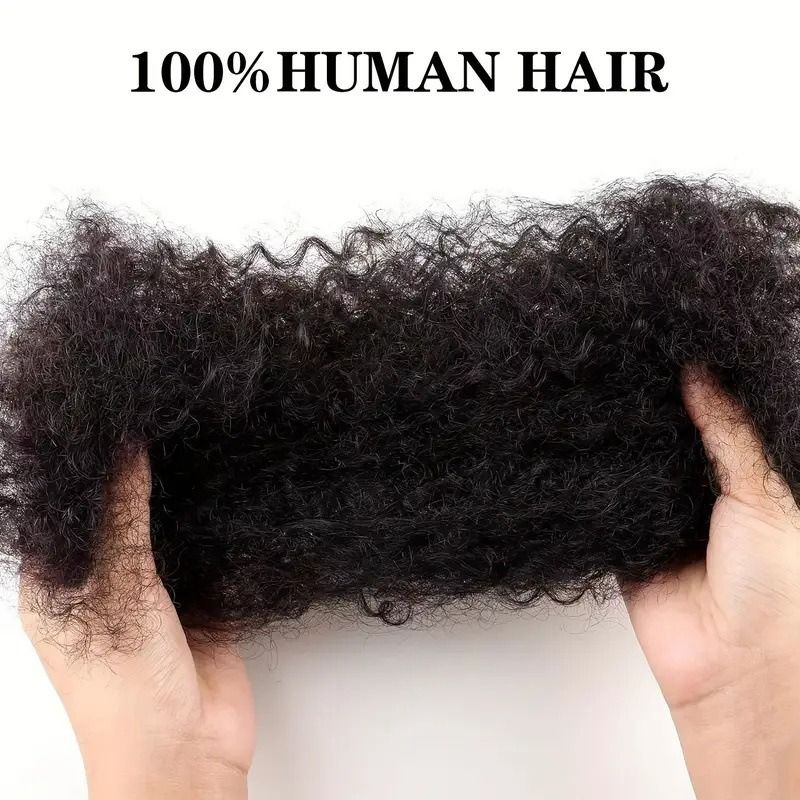 AFRO KINKY BULK 100% Human Hair Extension Black Color 30g Net Weight 14inches