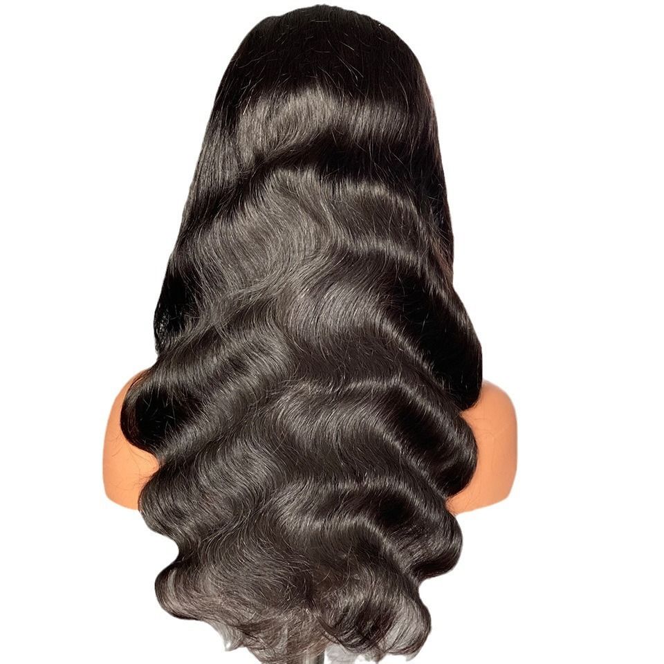 Long Body Wave Wig – 22” Human Hair, Natural & Luxurious – On Sale!