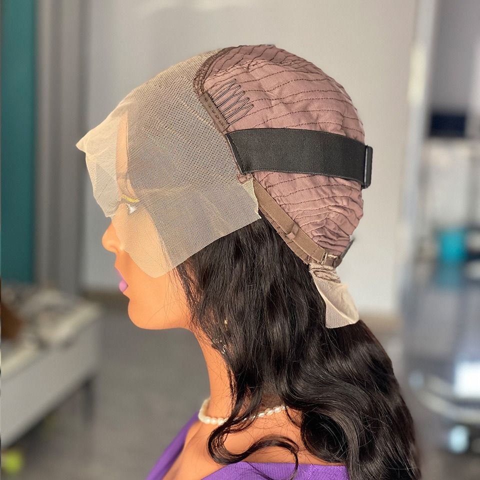 Long Body Wave Wig – 22” Human Hair, Natural & Luxurious – On Sale!