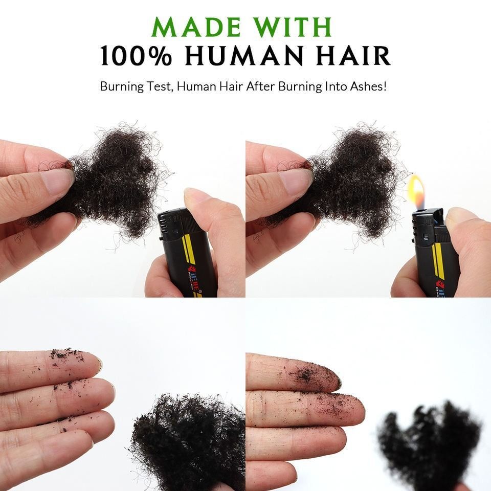 AFRO KINKY BULK Human Hair Extension Black Color 32g Net Weight 10 inch 12inch