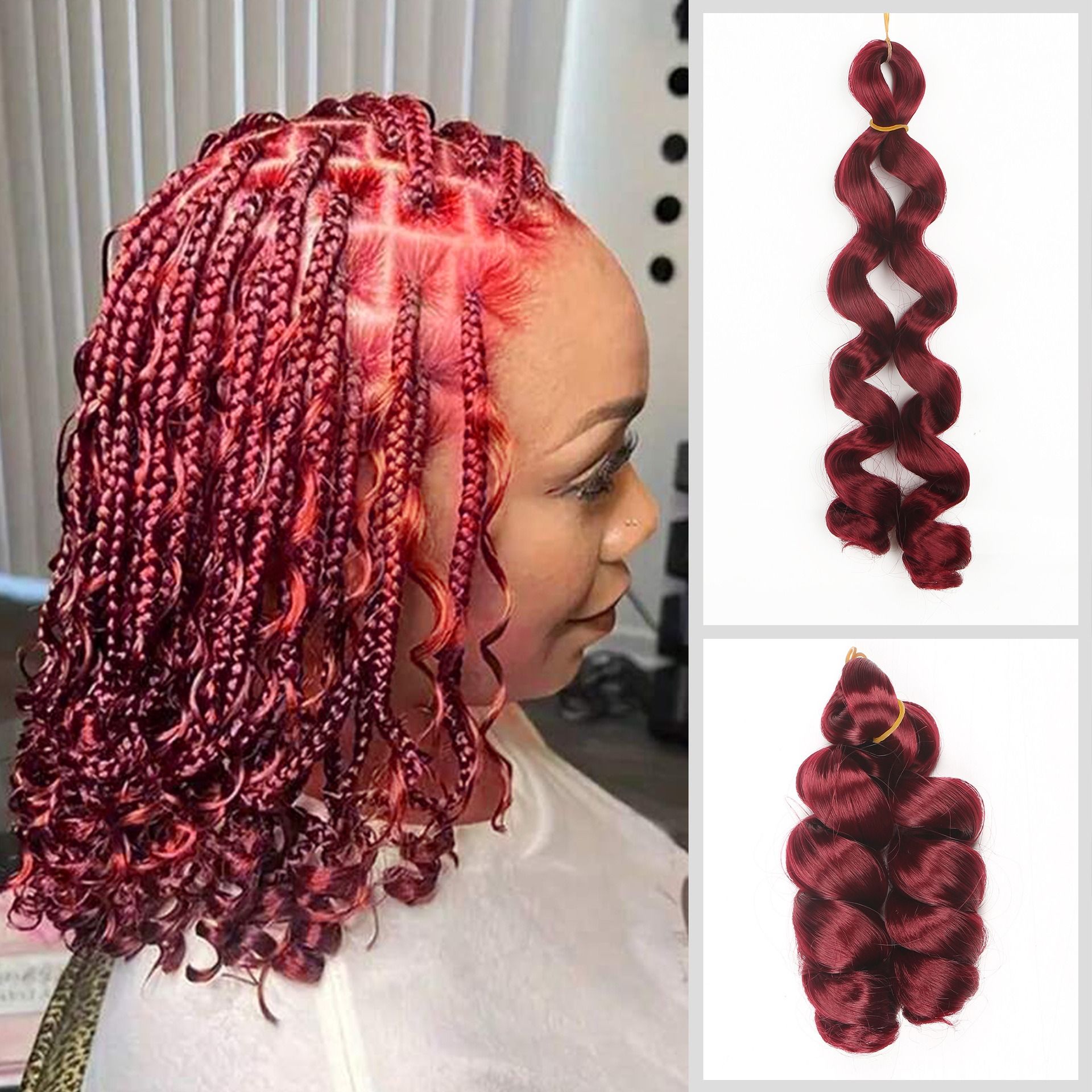 12in Italy curls Crochet Braids Hair synthetic