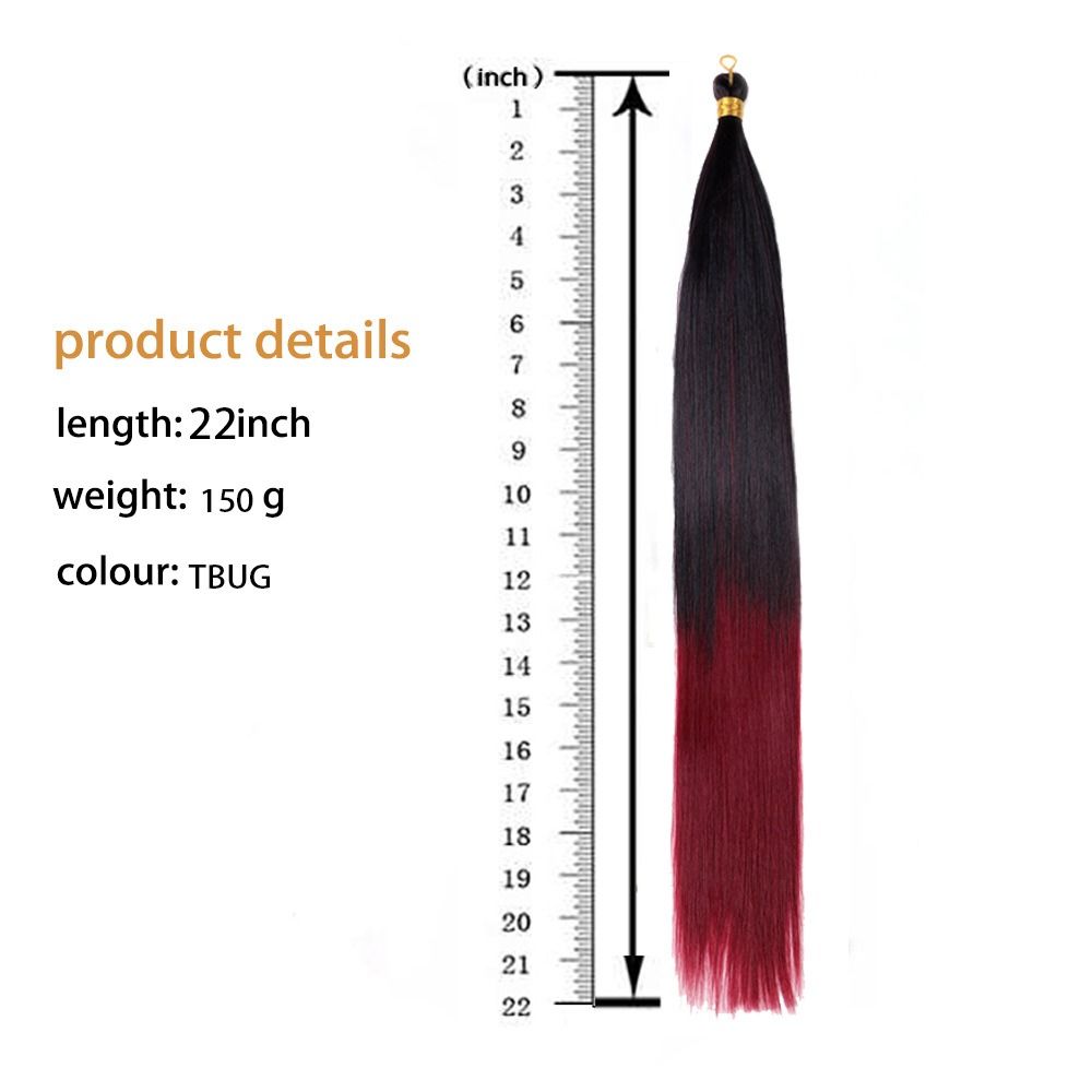 Bone Straight Bulk Hair – 24 Inch High Temperature Fiber Synthetic Straight Hair for Braiding & Wig Making
