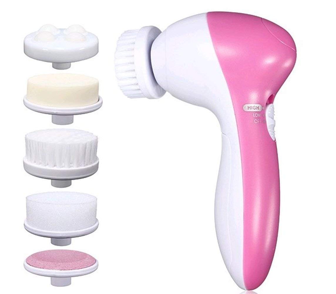 🥳🥳 ENHANCE YOUR LOOK😘😘 New 5 in 1 beauty  care massager. Has a soft brush to clean and care your eyes. Makeup brush Latex soft sponge for eye and cheek massage