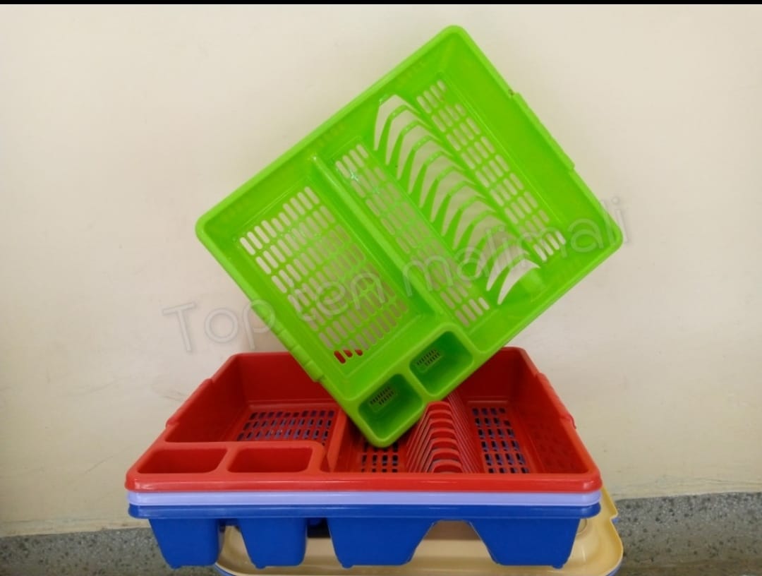 🥳🤗 IMPROVE THE KITCHEN ORGANIZATION 😊😊New plastic ABS ADIX 1-tier dish rack. Well designed  for sizable spoons and forks,all sized plates  and cups/mugs