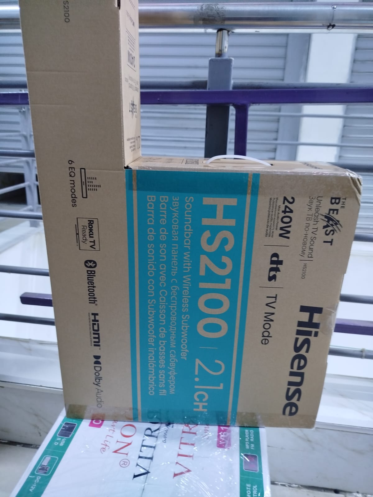Hisense HS1800 (2.1 ch, 140 W)

Price:

Description: Compact powerhouse – 2.1-channel output with a wireless subwoofer, HDMI ARC, Bluetooth streamin