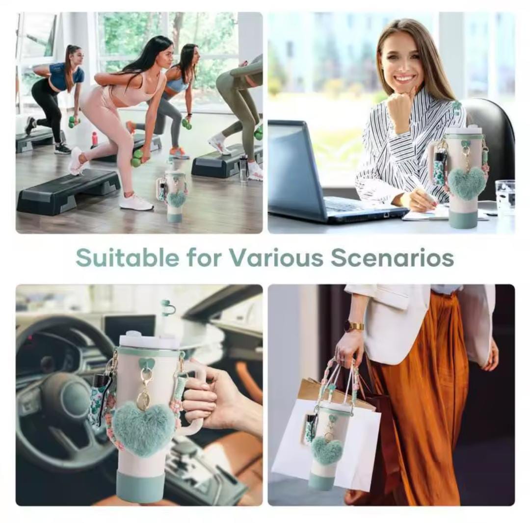 5-in-1 Decorative Stanley Mug Accessories – Now Available!
Add style and functionality to your Stanley mug with these 5-in-1 decorative accessories. Designed to enhance your drinking experience, they’