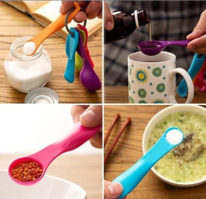 10pcs Colourful Measuring & Seasoning Spoons Set 🌈
Add colour, accuracy, and convenience to your kitchen with this vibrant 10-piece measuring & seasoning spoon set — perfect for everyday cooking and
