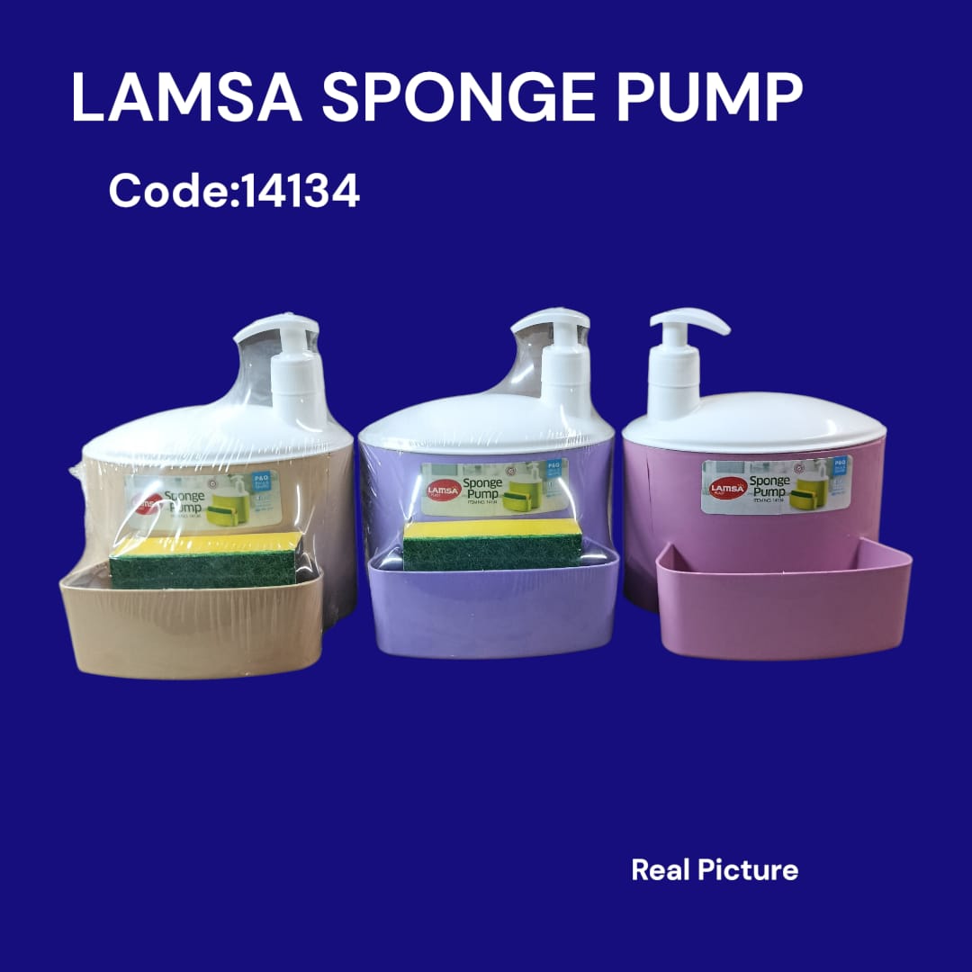 SPONGE PUMP Easy press soap dispenser
✅ Built-in sponge holder
✅ Reduces soap wastage
✅ Perfect for kitchen & sink use