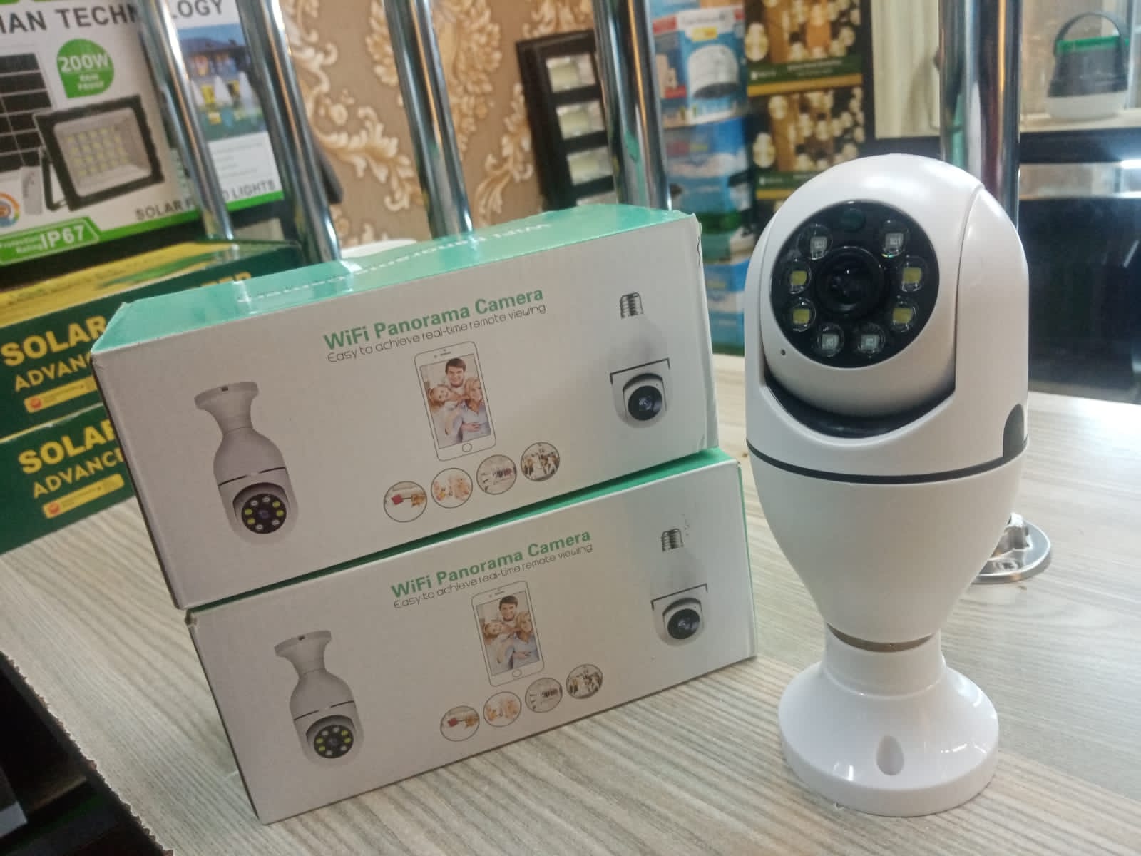 🔥PTZ Bulb Camera 1080P Auto Rotating WiFi CCTV 🔥 🪷 This camera offers unparalleled security and peace of mind. ➡️High-Definition Clarity: Our PTZ Bulb Camera boasts s