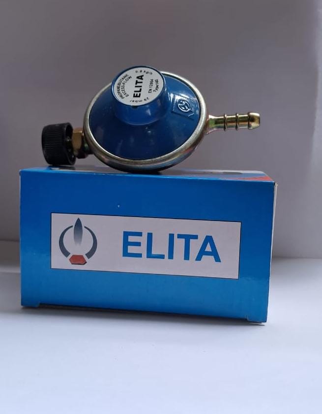 🥳🥳SHOP THE SEASON OF SAVINGS 🔥🔥 New Elita 6 kg gas regulator. Easy to install on your gas cylinder. Ensures safety by preventing zero gas leaks by securely providing the required amount of fuel