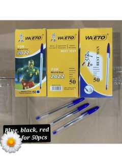 😜😜 NEW REDEFINED ARRIVAL 🥰 🥰Big Crystal BIC Cristal Ballpoint Pens Medium Point 50pcs- Red, Blue, Black. Quality ink, quick drying and smooth writing
  Tungsten carbide ball, perfect sphere