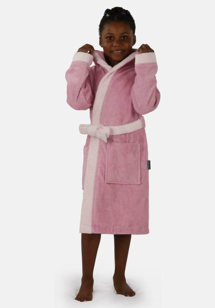 Kids Bath robes

Sizes 2 - 12 years

Description
This is what every little boy or girl  needs to feel comfortable, warm, and positive about bath time. Made of high quality polyester microfleece. Feels