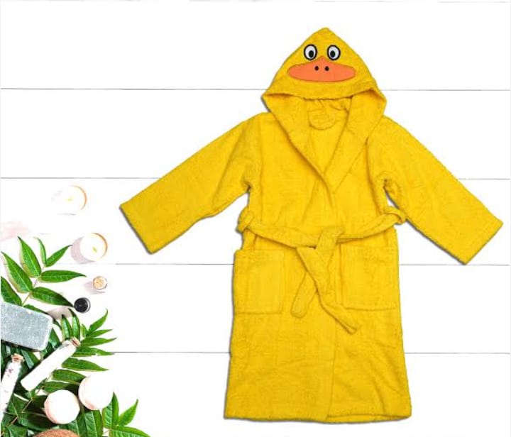 Kids Bath robes

Sizes 2 - 12 years

Description
This is what every little boy or girl  needs to feel comfortable, warm, and positive about bath time. Made of high quality polyester microfleece. Feels