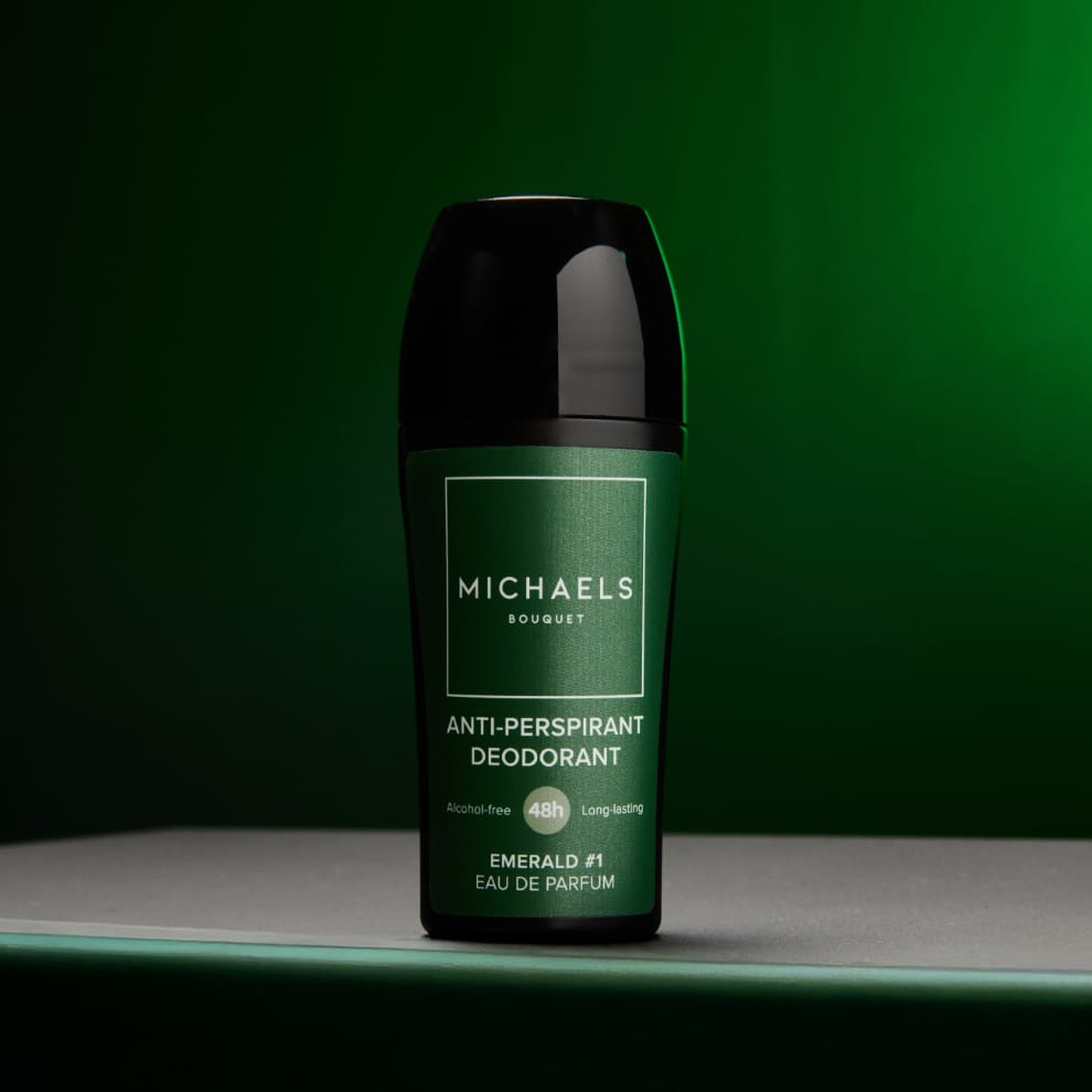 Michaels Bouquet Emerald #1 Anti-Perspirant Deodorant Roll-On – 50ml ✨
Stay fresh, confident, and invigorated all day with the Michaels Bouquet Emerald #1 Roll-On, a perfect blend of anti-perspirant p