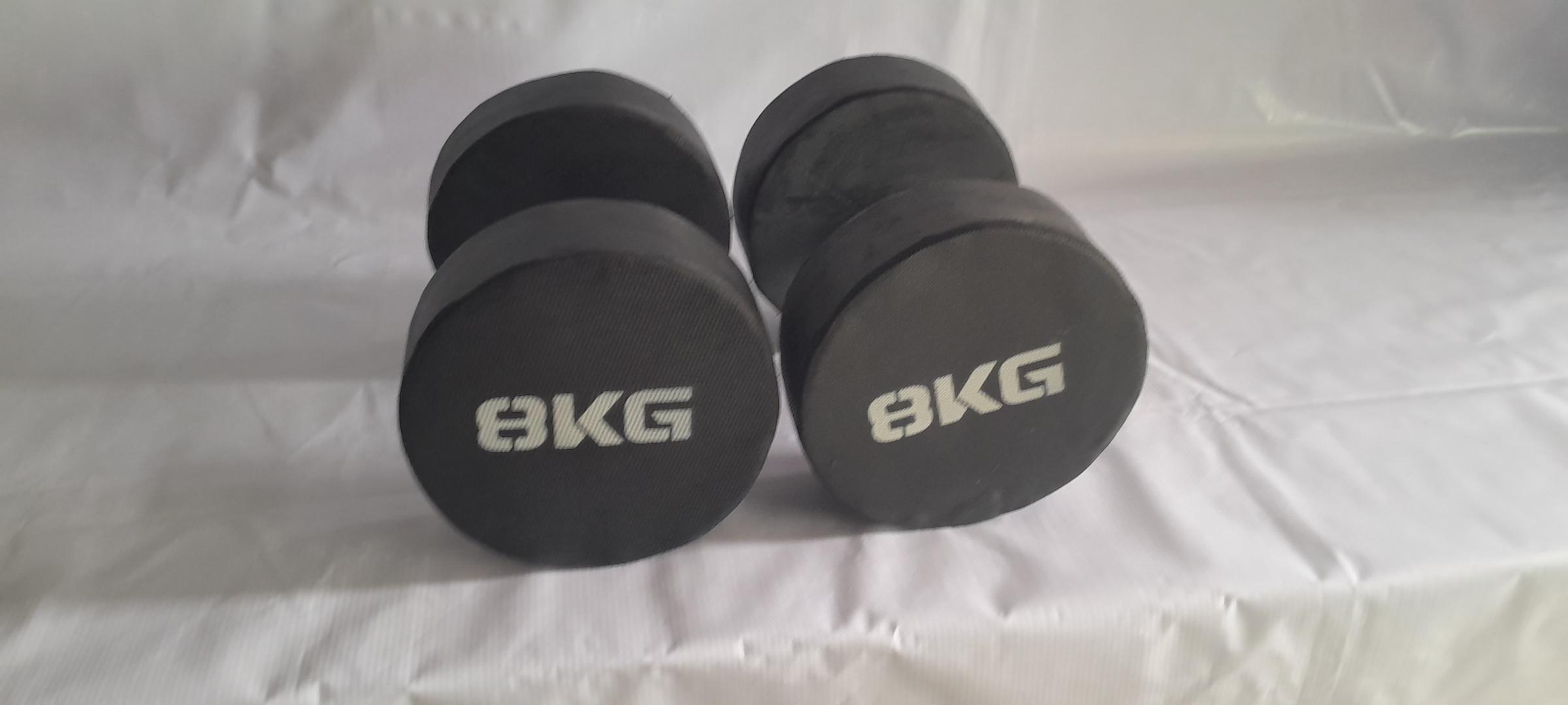8kg dumbbells (they are a set)