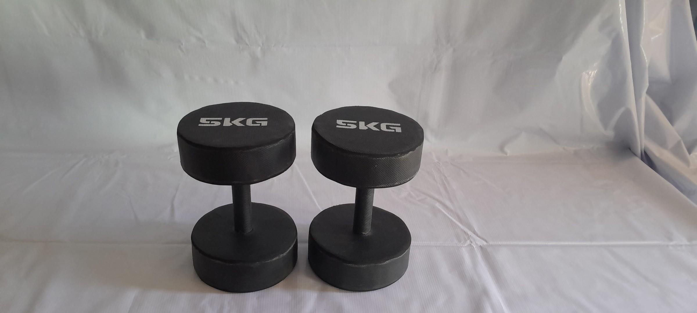 5kg dumbbells ( 2 piece rubber coated)