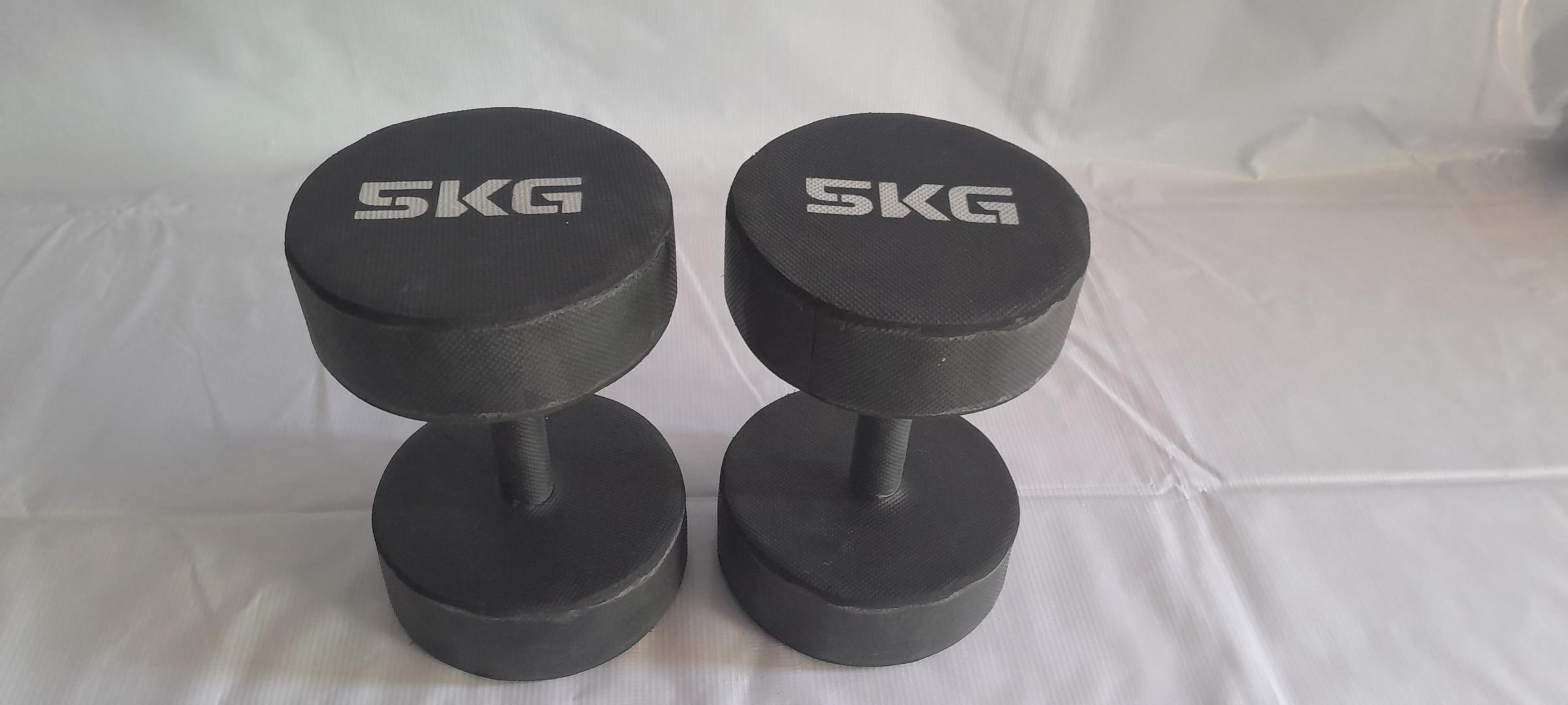 5kg rubber dumbbells