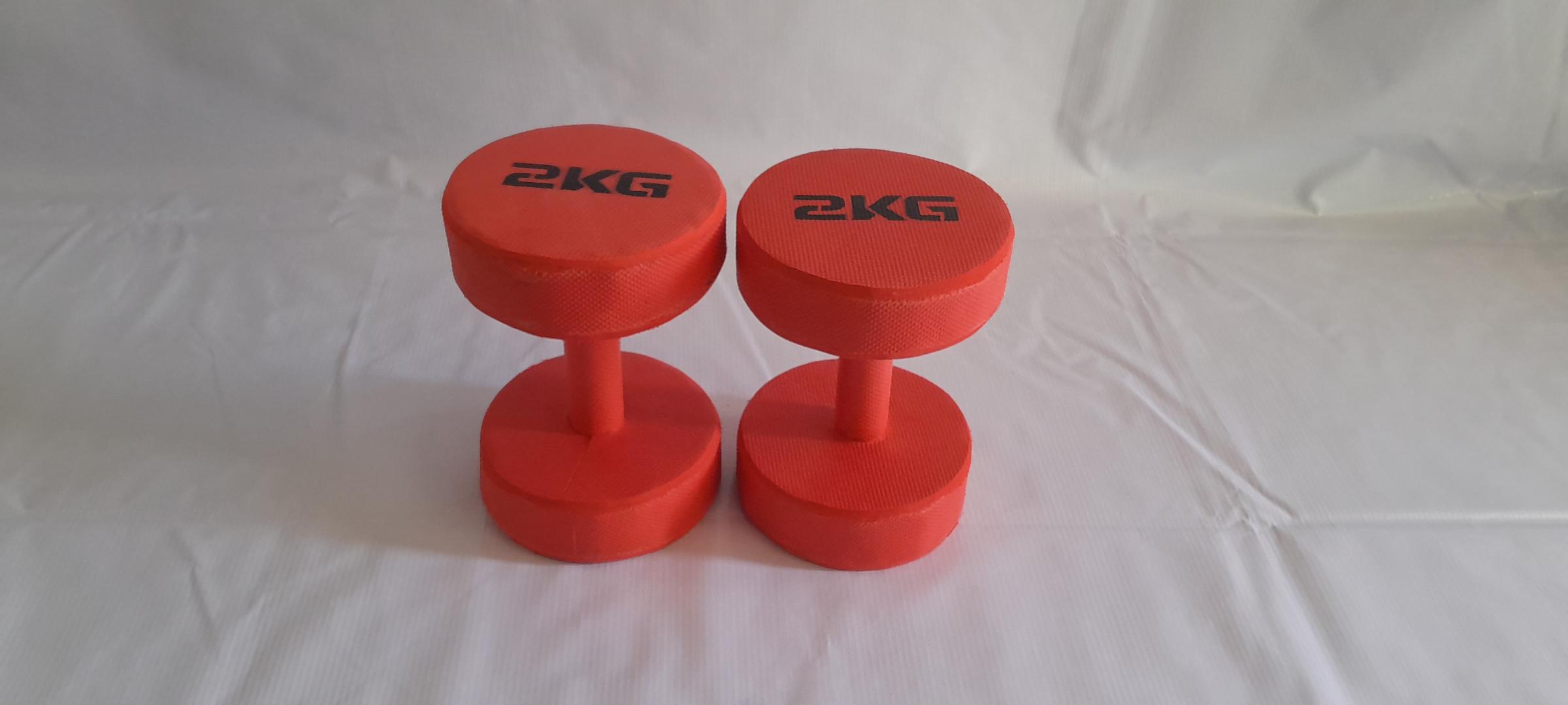 2kg dumbbells (a set of 2)