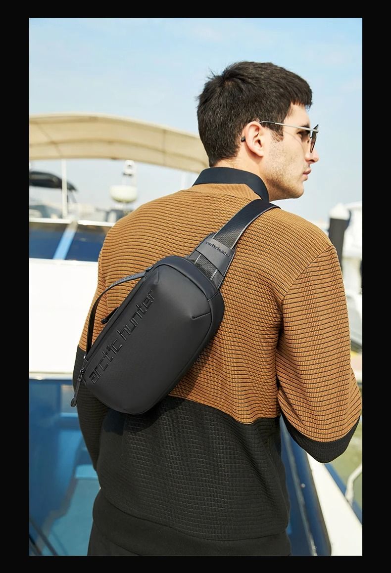 Arctic Hunter Street Fashion Unisex Messenger Crossbody Shoulder Bag Compact & Stylish Travel Shoulder Bag