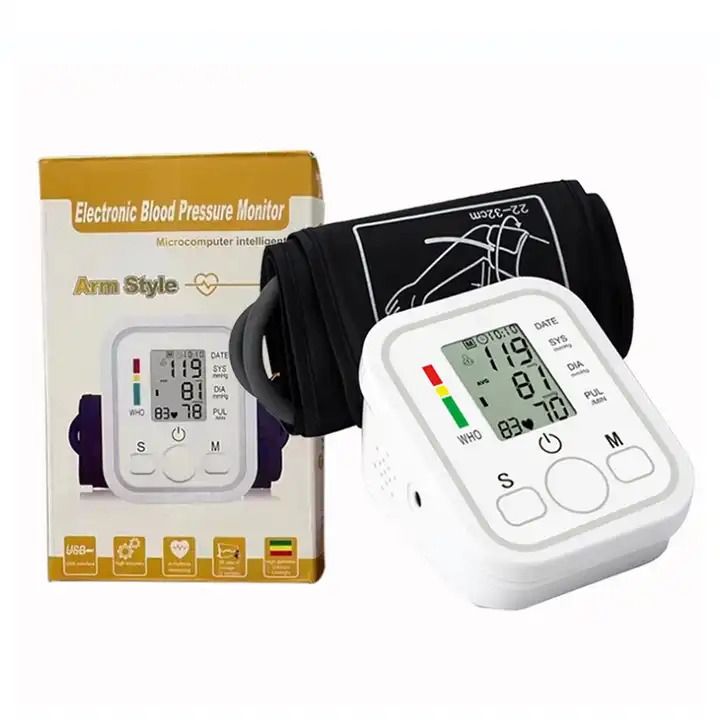 Blood Pressure Monitors English Usb Blood Pressure Meter Backlight Blood Pressure Meter Blood Pressure Meter Blood Pressure Monitor Portable Digital Blood Pressure Monitor Arm Blood Pressure Monitor