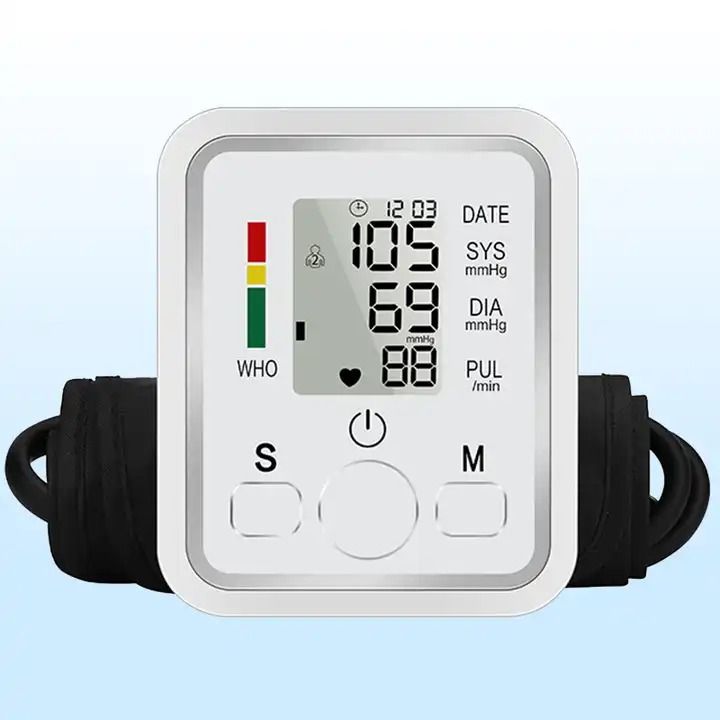Blood Pressure Monitors English Usb Blood Pressure Meter Backlight Blood Pressure Meter Blood Pressure Meter Blood Pressure Monitor Portable Digital Blood Pressure Monitor Arm Blood Pressure Monitor