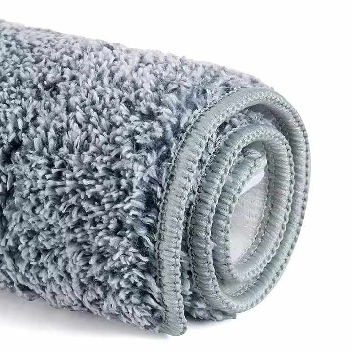 Self-squeezing Flat Mop Self Cleaning Flat Mop with Washable Pads Easy Squeeze Wet and Dry Mop 360 cleaning lightweight eco-friendly mop with two microfiber cloths