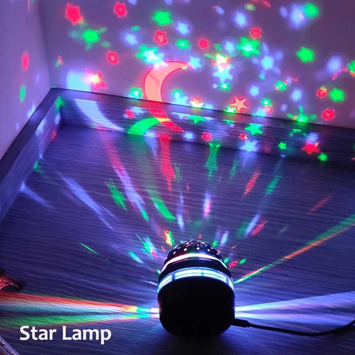 Colorful Starry Sky Projector Light, Rotating Magic Ball Galaxy LED Night Light, LED mini Star Lights USB Power Supply, Rotating Magic Ball For Bedroom Decor Lamp RGB Moon Galaxy Projection Light