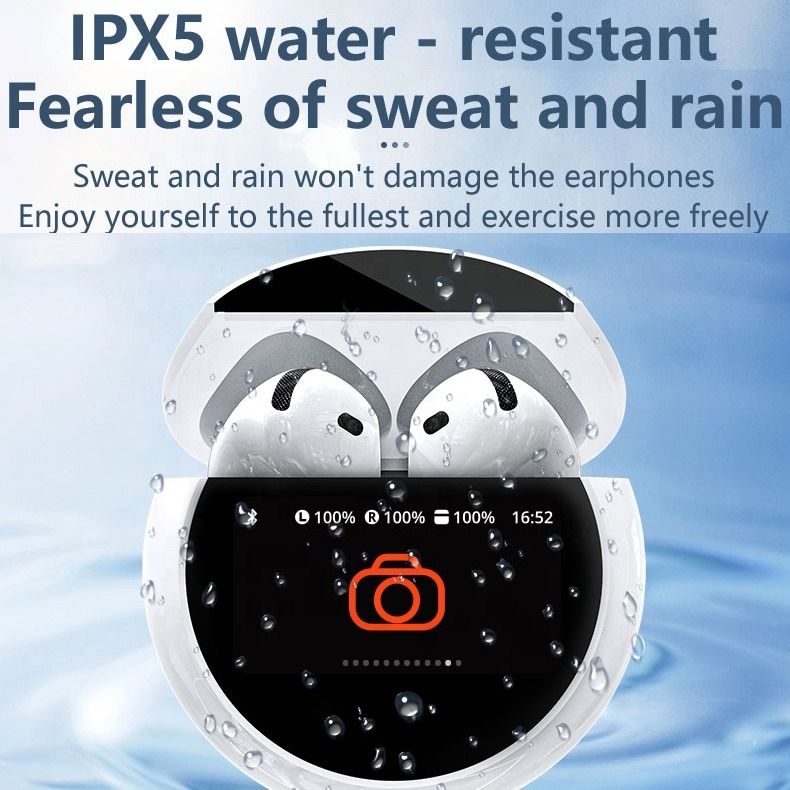 New Arrivals A15 Pro Touch Screen TWS Bluetooth Earpods Earphone Headphones Sport Earpods Wireless  Earbuds New A15 Pro Touch Screen Wireless In-Ear Earbuds LED Screen Display