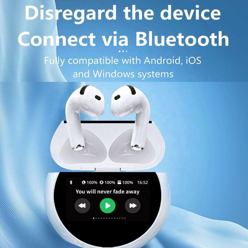 New Arrivals A15 Pro Touch Screen TWS Bluetooth Earpods Earphone Headphones Sport Earpods Wireless  Earbuds New A15 Pro Touch Screen Wireless In-Ear Earbuds LED Screen Display