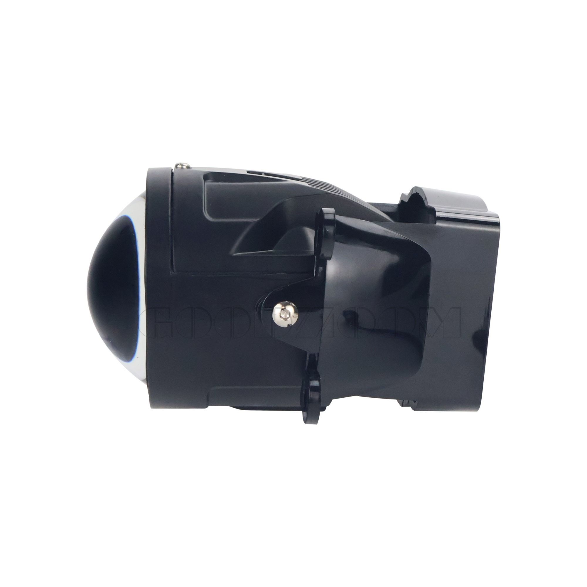 High Power Bi-LED Projector Fog Lights Tricolor Fog Light Projector 3 Inch Car LED Fog Lights Fog Light Projector Lens Foglamp for Car Foglight 100W