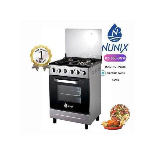 Nunix Cooker 60*60 3+1 electric free standing cooker