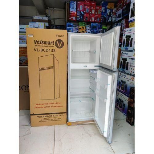 VOLSMART 138L Fridge Double Door Direct Cool With Free Fridge Guard