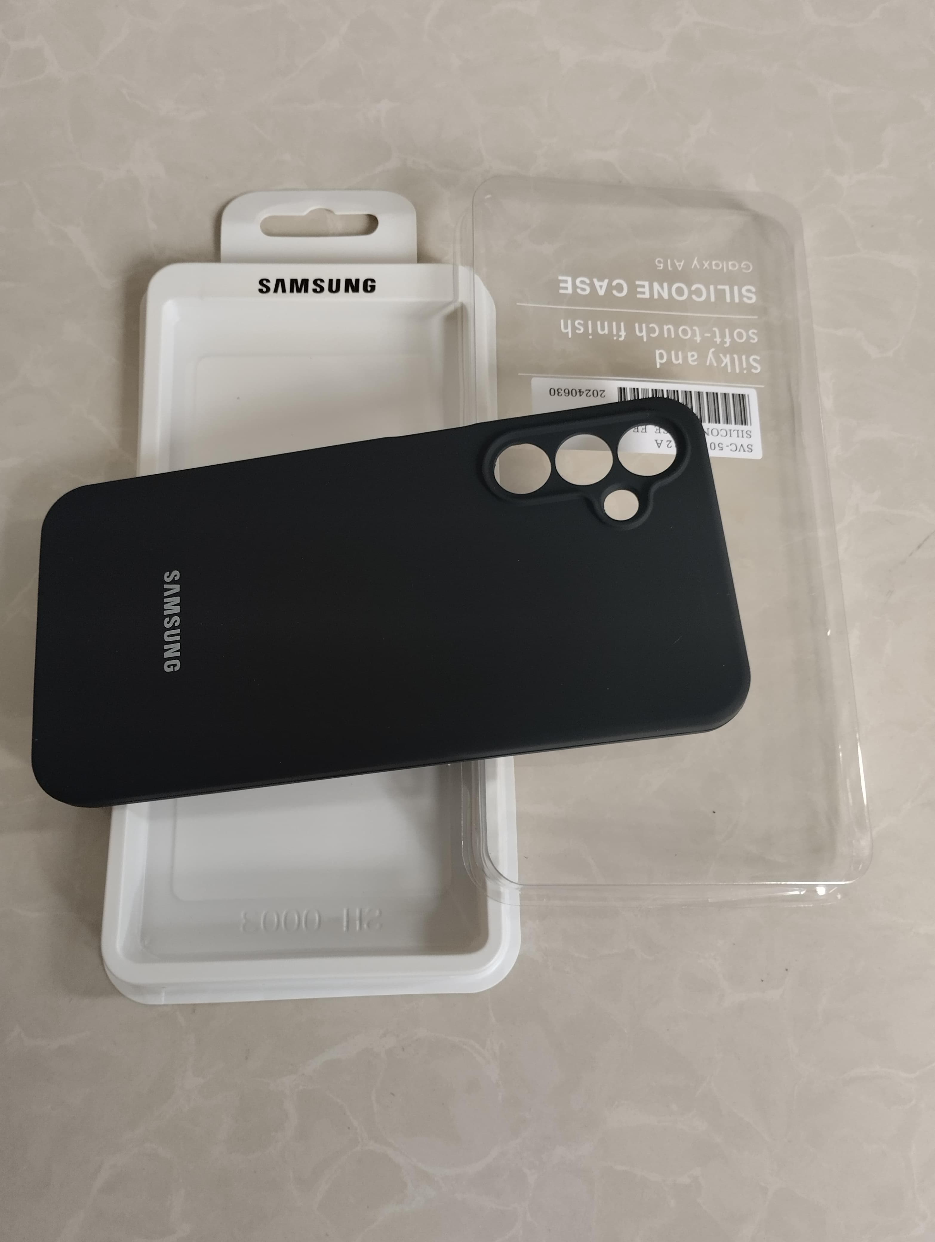 Samsung Galaxy A15 4G/5G Original Silicone Case/Cover, Liquid Silicone Phone Case Soft Anti-Scratch Microfiber Lining, Full Body Shockproof Slim Cover/Case
