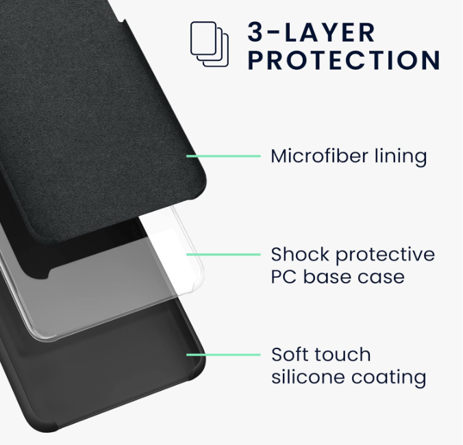 Samsung Galaxy A15 4G/5G Original Silicone Case/Cover, Liquid Silicone Phone Case Soft Anti-Scratch Microfiber Lining, Full Body Shockproof Slim Cover/Case