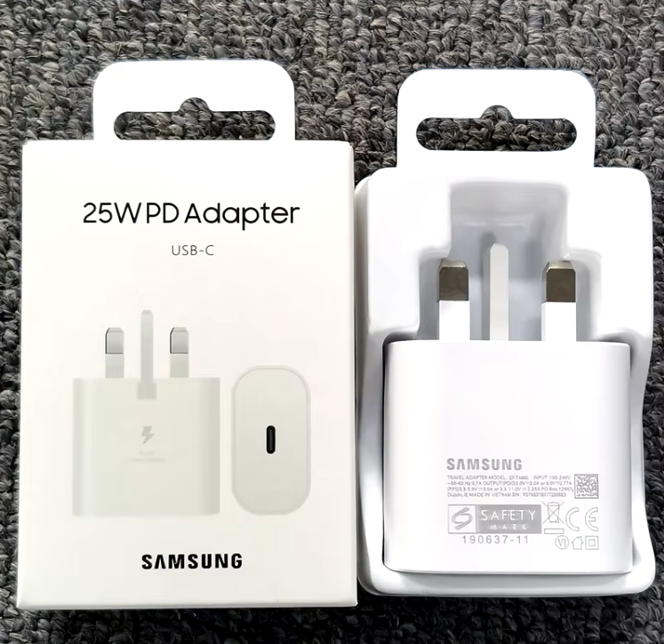 Galaxy Adapter/Charger Super Fast Charging 25W USB C Type C Android/iPhone for Galaxy A16,A06 S25/S24/S23/S22/S21/S20 Ultra A15,A14,A54,A13,A55,A54,A53,A52,A51,A25,A24,Google Pixel 7, iPhone 15/16