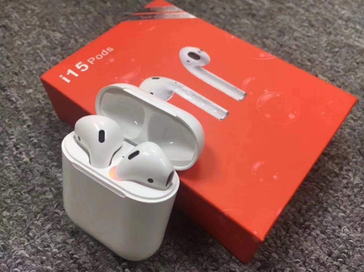 TWS Airpods Twins Bluetooth Earbuds Original I15 Airpods/Headphones/Earphones. Bluetooth V5.0 Earphone Touch Sensor True Stereo 10m Transmission Built in Mic Earbuds with Charging Case