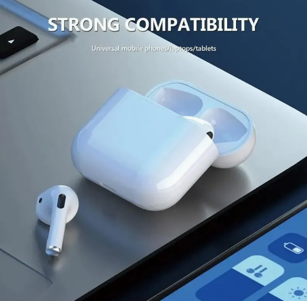 TWS Airpods Twins Bluetooth Earbuds Original Pro 5 Airpods/Headphones/Earphones. Bluetooth V5.0 Earphone Touch Sensor True Stereo 10m Transmission Built in Mic Earbuds with Charging Case