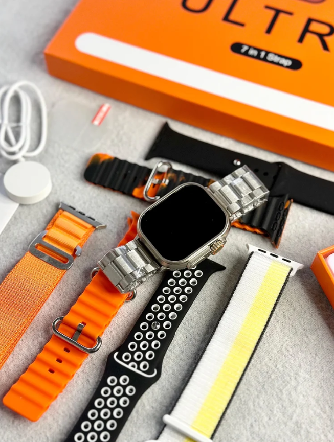 Smartwatch Latest Ultra 7 In 1 Watch Straps Smart Watch Wireless 7 Bracelet Watchband Connection Call Heart Rate Sleep Monitoring Android and iPhone compatible