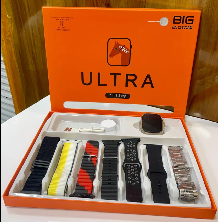 Smartwatch Latest Ultra 7 In 1 Watch Straps Smart Watch Wireless 7 Bracelet Watchband Connection Call Heart Rate Sleep Monitoring Android and iPhone compatible