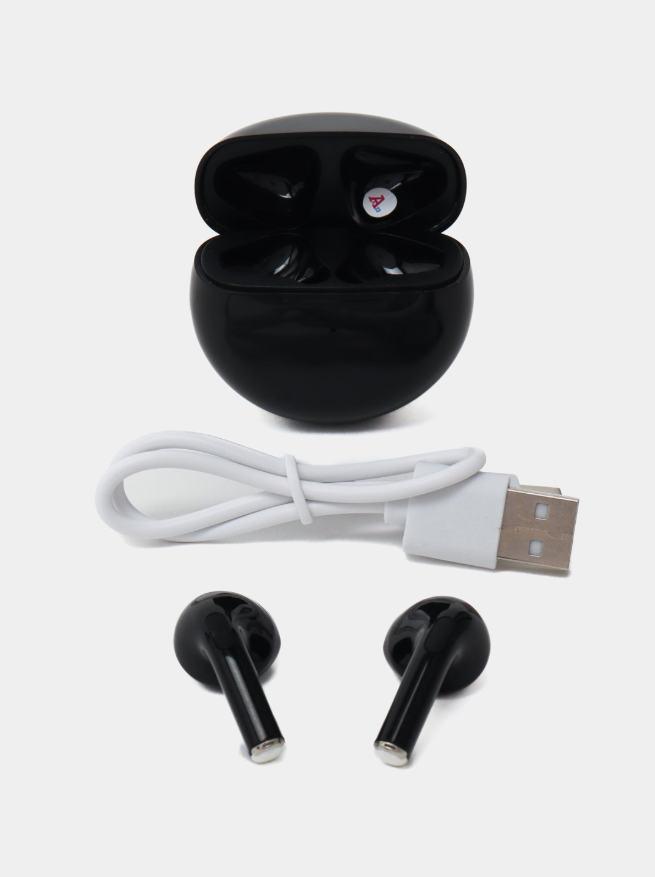 Air Pro 6 Airpods/Earbuds Wireless Headphones with Mic, Bluetooth Earphones Sport Running Headset for iPhone/Android Pro6 Earbuds
