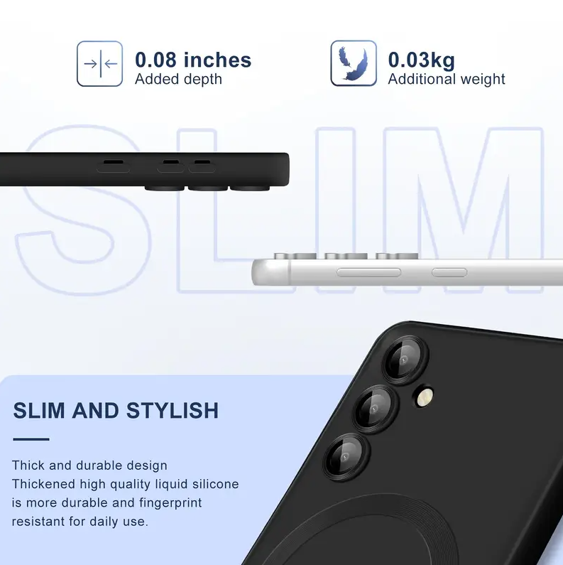Galaxy A16 Cover Magsafe Phone Case for Samsung for Galaxy A16 4G/5G Soft Matte Magnetic Case with Camera Lens Protector