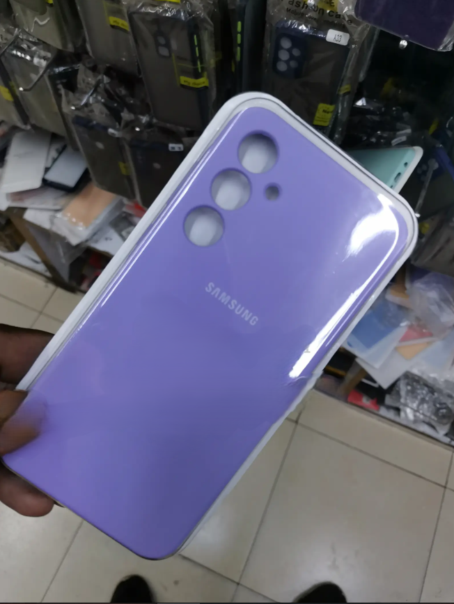 Samsung Galaxy A16 4G/5G Case/Cover Liquid/Original Silicone, Soft TPU Liquid Silicone Case, Shockproof Rubber Silicone Gel Shell-Clove Purple