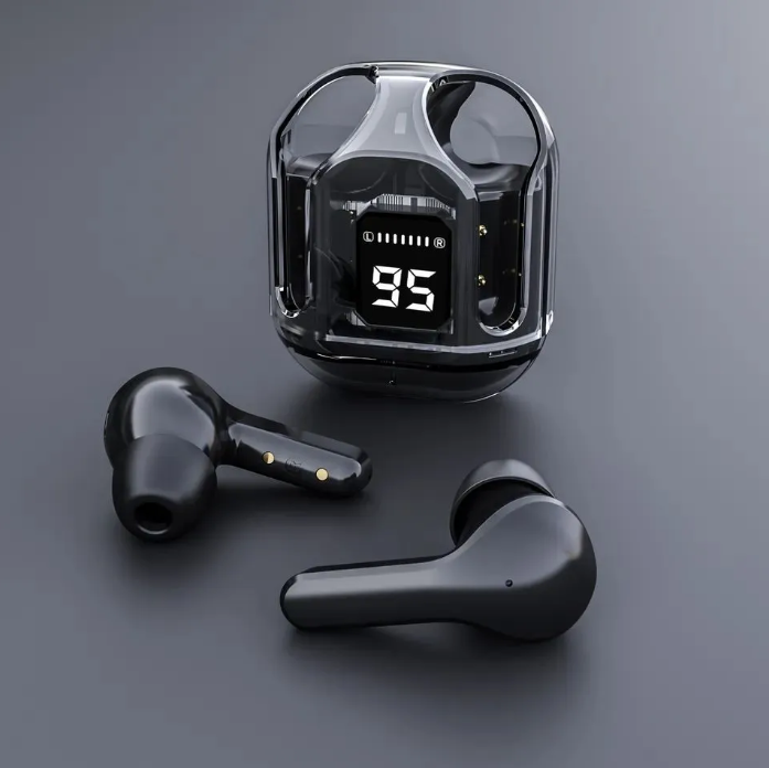 UltraPods Max True Wireless Airpods/Earphones/Earbuds/Headphones, Bluetooth, LED Display, Noise Cancelling, Water-Resistant, Fast Charging Case for iPhone and Android devices