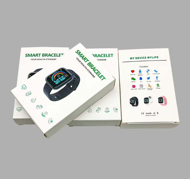Smartwatch Smart Bracelet Touchscreen Bluetooth Smartwatch with Blood Pressure Tracking, Heart Rate Sensor and Basic Functionality for All Women and Men