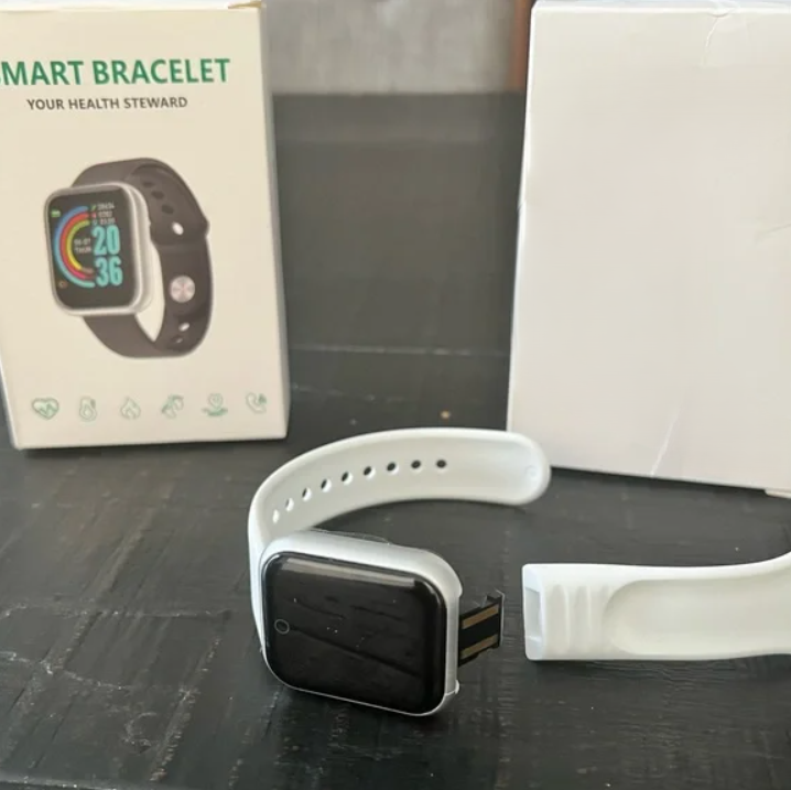 Smartwatch Smart Bracelet Touchscreen Bluetooth Smartwatch with Blood Pressure Tracking, Heart Rate Sensor and Basic Functionality for All Women and Men