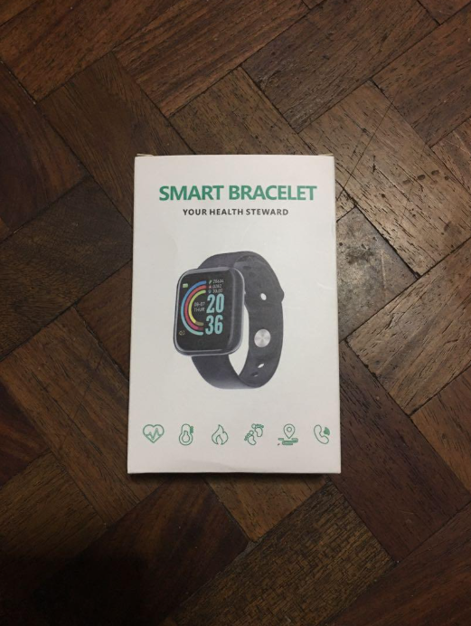 Smartwatch Smart Bracelet Touchscreen Bluetooth Smartwatch with Blood Pressure Tracking, Heart Rate Sensor and Basic Functionality for All Women and Men