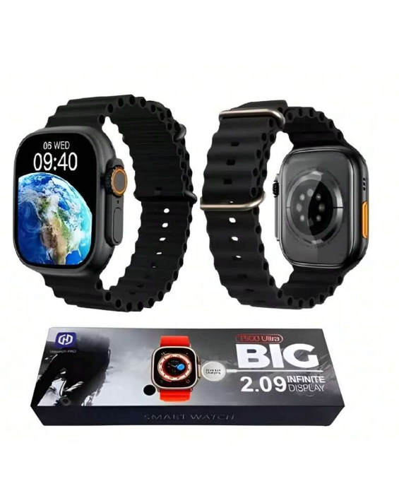 Smartwatch T900 Ultra Big Smart Watch, 2.09" HD Display, Bluetooth Calling, Heart Rate, Sports Mode, Sleep Monitoring, Running, Cycling
